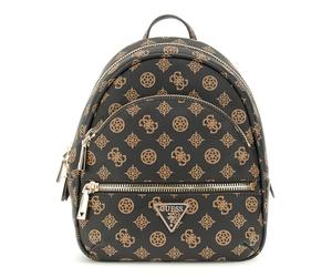 GUESS leisure backpack Manhattan II Backpack Mocha Logo dark brown
