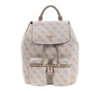 GUESS leisure backpack Manhattan II Flap Backpack Dark Taupe Logo
