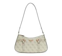 GUESS Leona Logo Shoulder Bag Sage Logo khaki