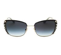 Guess Leopard Print Gold Sunglasses - One Size