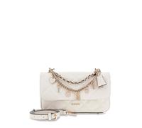 Guess Shoulder Bag Libby Flap with Chain 23 cm White