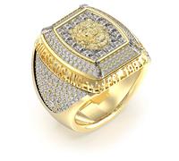 Guess Lion King Pave Ring