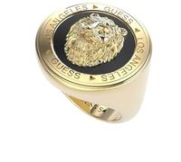 GUESS Lion King Ring Gold Lion Coin JUMR01315JWYGBK62/JUMR01315JWYGBK64/JUMR01315JWYGBK66, one size, Metal, No Gemstone
