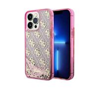 Guess Liquid Glitter 4G Case Pink - iPhone 14 Pro