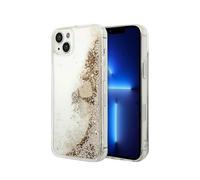 Guess Liquid Glitter Charms Gold case - iPhone 14