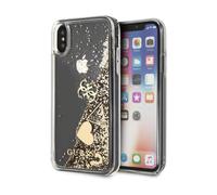 Guess Liquid Glitter Charms Gold case - iPhone X / XS
