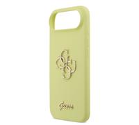 Guess Liquid Silicone 4G Metal Logo Case for iPhone 17 Air 6.5" Yellow