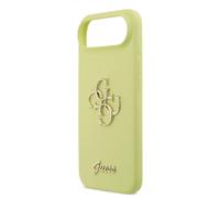Guess Liquid Silicone 4G Metal Logo Case for iPhone 17 Air 6.5" Yellow - GUHCP17MSC4GLMY