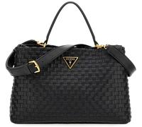 Guess Lisbet 2 Compartment Woven Handbag Womens Bag In Black UK