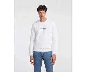Guess Logo Embroider Sweatshirt White Black - L