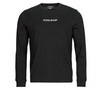 Guess Long Sleeve T-shirt GJ LS CN SLIM LOGO EMBRO TEE in Black EU L