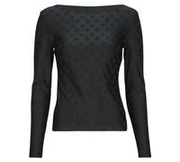 Guess Long Sleeve T-shirt LS SCOOP BACK NADENE in Black EU L