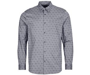 Guess Long sleeved Shirt 4G JACQUARD SHIRT in Grey EU XL