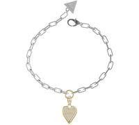 Guess Love Me Tender Collection Women's Bracelet Jewellery 90% Stainless Steel - 10% Crystal Yellow Gold/Rhodium. Reference: JUBB03_250JW_GLRH_S Alloy Steel