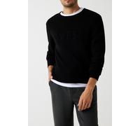 GUESS Ls Cn 3d Logo Jet Black A996 size S | Sweaters Outlet | Men | Black S