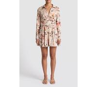 GUESS Ls Concetta Flare Dr Natural Magnolia Pri size M | Shirt Dresses Outlet | Women | White M
