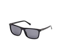 Guess Man GU00169 01D Sunglasses Injected Black Smoke Squared Polarized