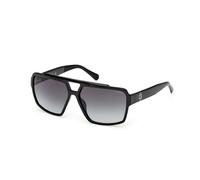 Guess Man Guess GU00223 01B Sunglasses Injected Black Smoke Squared Normal