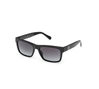 Guess Man Guess GU00221 01B Sunglasses Injected Black Smoke Squared Normal