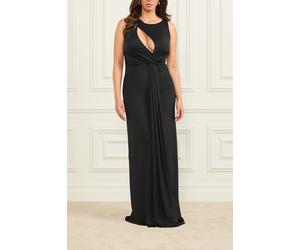 GUESS Marciano By Alva Knot Dress Jet Black A996 size 44 | Maxi Dresses Outlet | Women | Black 44