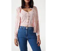 GUESS Marciano By Anna Cardi Allover Sweater Blush Breeze size XS | Knitted Sweaters Outlet | Women XS