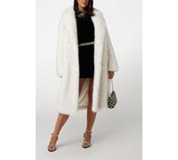 GUESS Marciano By Audrey Long Coat Macadamia Multi size M | Faux-fur Jackets Outlet | Women M