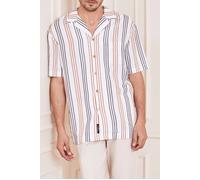 GUESS Marciano By Billy Bowling Shirt Black Brown Casual Str size 38 | Casual Shirts Outlet | Men | Black 38