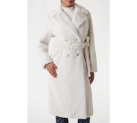GUESS Marciano By Claire Long Coat Faux Fur Pale Pearl Multi size L | Winter Jackets Outlet | Women | Green L