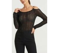 GUESS Marciano By Emma Ls Cut Out Top Sweater Jet Black size M | Bodies Outlet | Women | Black M