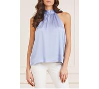 GUESS Marciano By Falling Floral Top Dust Light Blue size L | Tank Tops Outlet | Women | Blue L