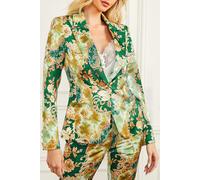 GUESS Marciano By Gloria Blazer Heirloom Print size L | Blazers Outlet | Women L