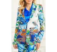 GUESS Marciano By Lucy Blazer Solid Lucky Charm Print size 40 | Blazers Outlet | Women 40