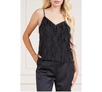 GUESS Marciano By Melody Feather Cami Jet Black size S | Shirts Outlet | Women | Black S