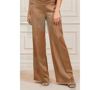 GUESS Marciano By Michelle Pants Truffle Dust Multi size 38 | Wide Pants Outlet | Women 38