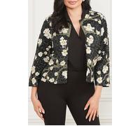 GUESS Marciano By Precious Embroidered Jacket Blossom Black size 36 | Jackets Outlet | Women | Black 36