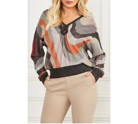 GUESS Marciano By Scarlett Bat Sleeve Highlow All Over Knitt size XS | Knitted Sweaters Outlet | Women | Red XS