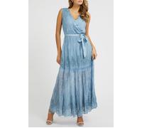 GUESS Marciano By Sl Pam Embro Long Dr Vanish Blue Jeans Mu size S | Maxi Dresses Outlet | Women | Blue S
