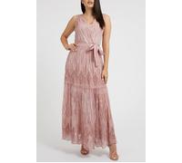 GUESS Marciano By Sl Pam Embro Long Dr Vintage Blush Multi size S | Maxi Dresses Outlet | Women S