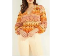 GUESS Marciano By Sonora Smock Top Sonora Skin size S | Blouses Outlet | Women S