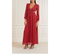 GUESS Marciano By Ursula Gown Solid Lacquer Maxi Dress Red size M | Maxi Dresses Outlet | Women | Red M