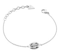 GUESS Marina 14mm Marine Link Bracelet Rhodium silver-coloured