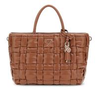 GUESS Marion Satchel Shoulder Bag Cognac Brown