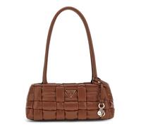 GUESS Marion Shoulder Satchel Bag Cognac Brown