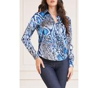 GUESS Melissa Printed Shir Abstract Leaves Prin size 42 | Button-Down Shirts Outlet | Women | 42