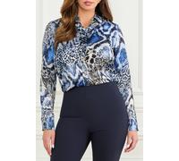 GUESS Melissa Printed Shir Midnight Snake size 42 | Button-Down Shirts Outlet | Women | 42