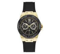 GUESS Men Analog Japanese Quartz Watch with Silicone Strap U1053L7