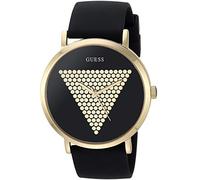 GUESS Men Analog Japanese Quartz Watch with Silicone Strap U1161G1