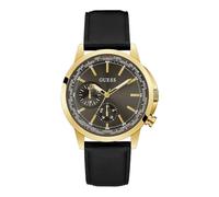 GUESS Men Analog Quartz Watch with Leather Strap GW0540G1