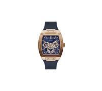 GUESS Men Analog Quartz Watch with Silicone Strap GW0202G4