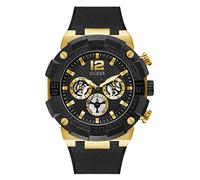 GUESS Men Analog Quartz Watch with Silicone Strap GW0264G3